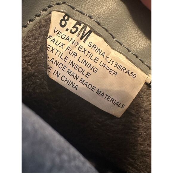 J-41 Women's Gray Adventure Srina Vegan Faux Fur Ankle Lace Up Boots Size 8.5M - Picture 6 of 6